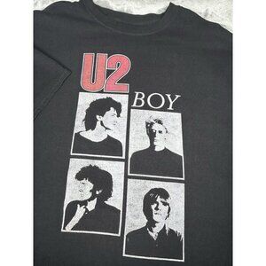 U2 Shirt Mens 4X Black Boy Album T Shirt Retro Rock Band Music Tee Heavy Cotton